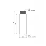 Удлинитель Icma 70х1/2