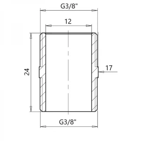 Ниппель Icma 3/8
