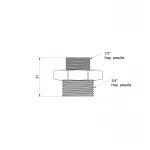 Ниппель Icma 1/2