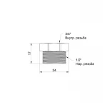 Футорка Icma 1/2