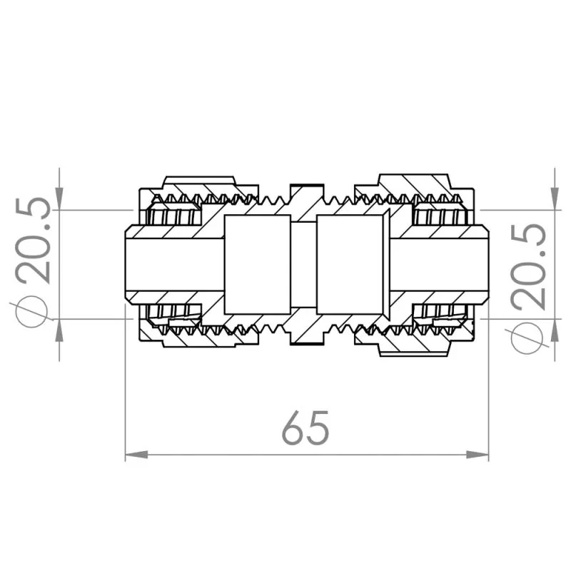 Муфта обжимная SD Forte 20 SF170W2020