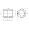 Муфта обжимная SD Forte 20х3/4