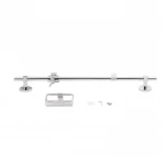 Стійка універсальна Qtap Sprha 700 мм округла з полицею QT003 Chrome