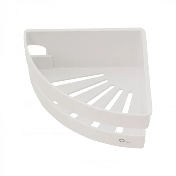 Полка угловая Qtap Police пластиковая QTPL01 White