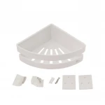 Полка угловая Qtap Police пластиковая QTPL01 White