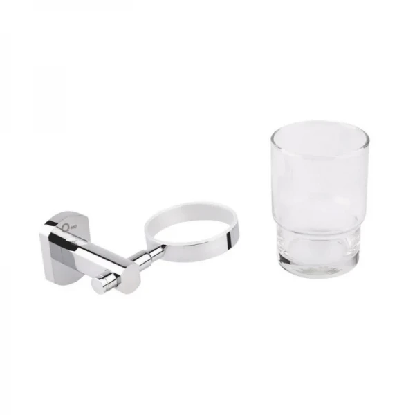 Стакан с держателем Qtap Liberty настенный QTLIBCRM1158 Chrome