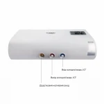 Водонагреватель электрический Thermo Alliance 30 л плоский горизонтальный, мокрый ТЭН 2 кВт (0,8+1,2) DT30H20G(PD)