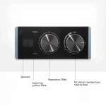 Водонагреватель электрический Thermo Alliance 80 л плоский горизонтальный, мокрый ТЭН 2 кВт (0,8+1,2) DT80H20G(PD)