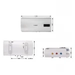 Водонагреватель электрический Thermo Alliance 100 л плоский горизонтальный, мокрый ТЭН 2 кВт (0,8+1,2) DT100H20G(PD)