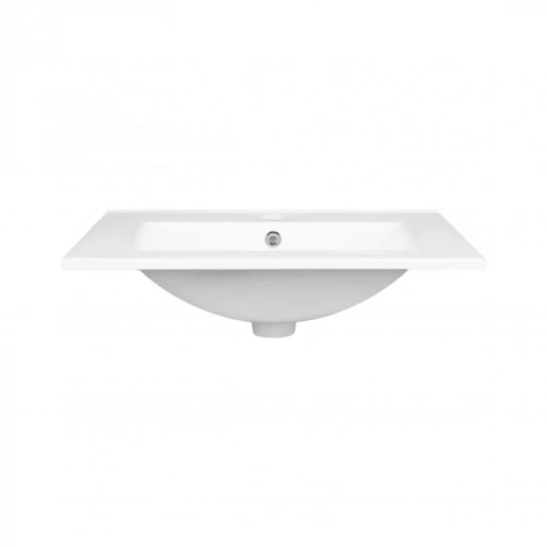 Раковина Qtap Albatross 600х460х180 White с донным клапаном QT01113060CW