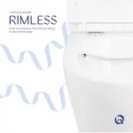 Унітаз підвісний Qtap Robin безобідковий з сідінням Soft-close QT1333046ENRW