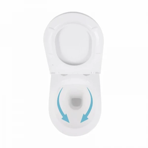 Унітаз підвісний Qtap Robin безобідковий з сідінням Soft-close QT1333046ENRW