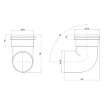 Колено PPR канализационное TA Sewage 110, 90°