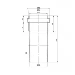 Труба PPR канализационная TA Sewage 50х2, 0,315 м