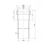Труба PPR канализационная TA Sewage 50х2, 1 м