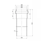Труба PPR канализационная TA Sewage 50х2, 3 м