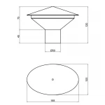 Грибок вентиляционный PPR TA Sewage 50