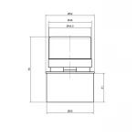 Воздушный клапан PPR канализационный TA Sewage 50