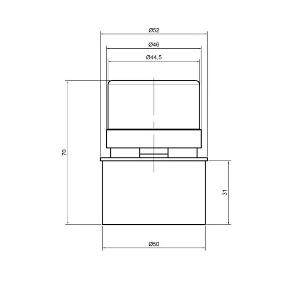 Воздушный клапан PPR канализационный TA Sewage 50