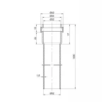 Труба PPR канализационная TA Sewage 32х1,8, 1 м