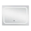 Дзеркало Qtap Mideya (DC-F906) 800х600 з LED-підсвічуванням Touch, з димером, рег. яскравості QT2078F906W