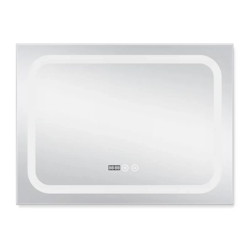 Дзеркало Qtap Mideya (DC-F906) 800х600 з LED-підсвічуванням Touch, з димером, рег. яскравості QT2078F906W
