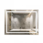 Дзеркало Qtap Mideya (DC-F904) 800х600 з LED-підсвічуванням Touch, з димером, рег. яскравості QT2078F904W