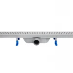 Трап Qtap Dry FB304-900 линейный с сухим затвором и нержавеющей решеткой 900х73