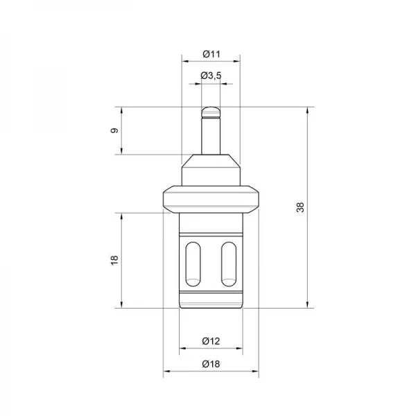 Термоэлемент Icma для антиконденсационного клапана 70°C №9023