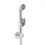 Набор для гигиенического душа Qtap Inspai-Varius округлый QTSETCRMA021 Chrome/Grey (Set)