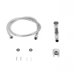 Набор для гигиенического душа Qtap Inspai-Varius округлый QTSETCRMA021 Chrome/Grey (Set)