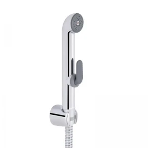Набор для гигиенического душа Qtap Inspai-Varius округлый QTSETCRMA021 Chrome/Grey (Set)