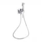 Набор для гигиенического душа Qtap Inspai-Varius прямоугольный QTINSVARCRMV00440201 Chrome