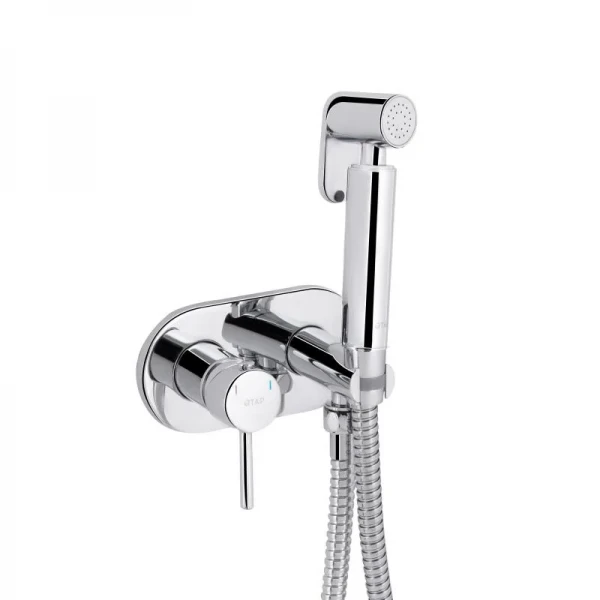 Набор для гигиенического душа Qtap Inspai-Varius округлый QTINSVARCRMV00440501 Chrome