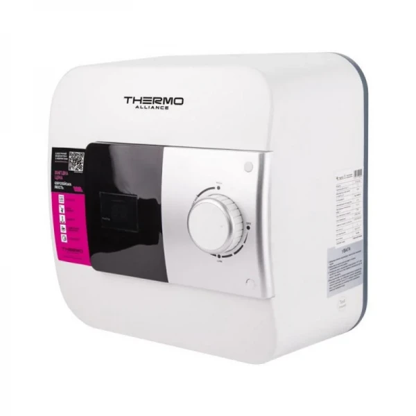 Водонагреватель электрический Thermo Alliance 10 л над мойкой вертикальный, мокрый ТЭН 1,5 кВт SF10X15N