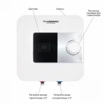 Водонагреватель электрический Thermo Alliance 15 л над мойкой вертикальный, мокрый ТЭН 1,5 кВт SF15X15N