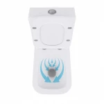 Унітаз-компакт Qtap Crow безобідковий з сідінням Soft-close QT05222170W