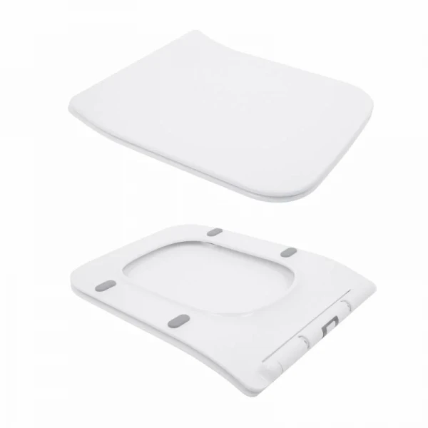 Унітаз-компакт Qtap Crow безобідковий з сідінням Soft-close QT05222170W