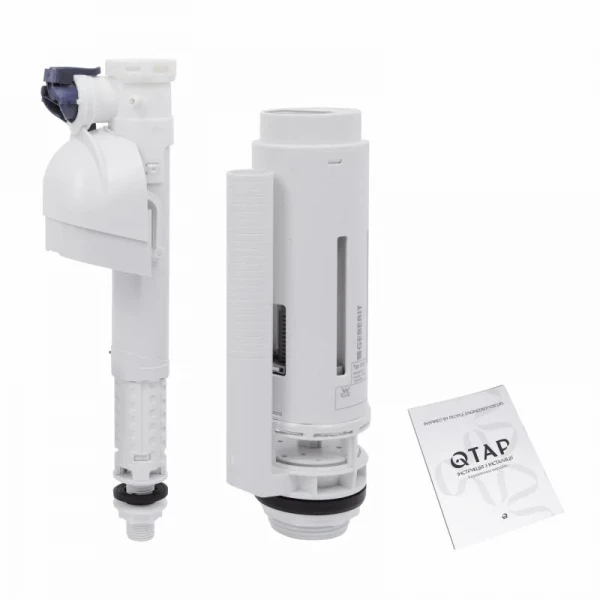 Унітаз-компакт Qtap Crow безобідковий з сідінням Soft-close QT05222170W