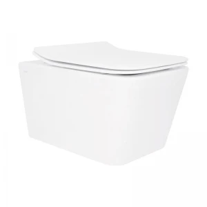 Унитаз подвесной Qtap Crow безободковый с сиденьем Soft-close QT05335170W
