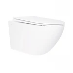 Унитаз подвесной Qtap Jay безободковый с сиденьем Soft-close QT07335176W