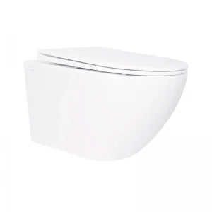 Унитаз подвесной Qtap Jay безободковый с сиденьем Soft-close QT07335176W