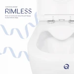 Унитаз подвесной Qtap Jay безободковый с сиденьем Soft-close QT07335176W