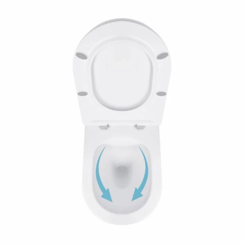 Унитаз подвесной Qtap Jay безободковый с сиденьем Soft-close QT07335176W