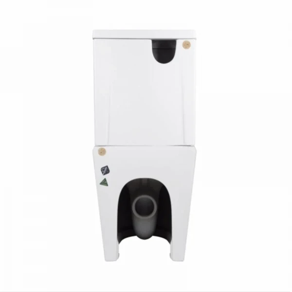 Унитаз-компакт Qtap Stork/Swan безободковый с сиденьем Soft-close QT15222178W