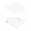 Унітаз-компакт Qtap Stork/Swan безобідковий з сідінням Soft-close QT15222178W