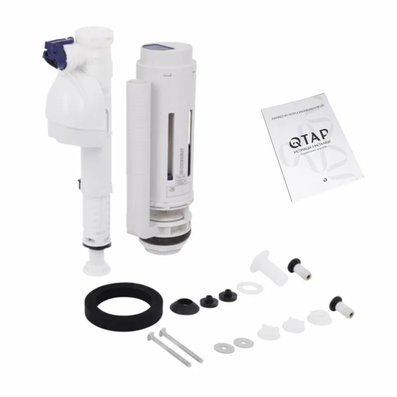 Унітаз-компакт Qtap Stork/Swan безобідковий з сідінням Soft-close QT15222179W