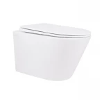 Унитаз подвесной Qtap Swan безободковый с сиденьем Soft-close QT16335178W