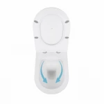 Унитаз подвесной Qtap Swan безободковый с сиденьем Soft-close QT16335178W