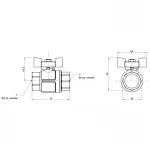 Кран шаровой Icma 1